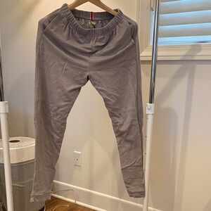 Tracksmith Men's Gray merino Jogger Pants